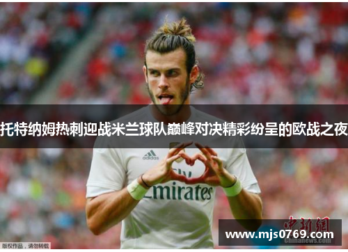 托特纳姆热刺迎战米兰球队巅峰对决精彩纷呈的欧战之夜